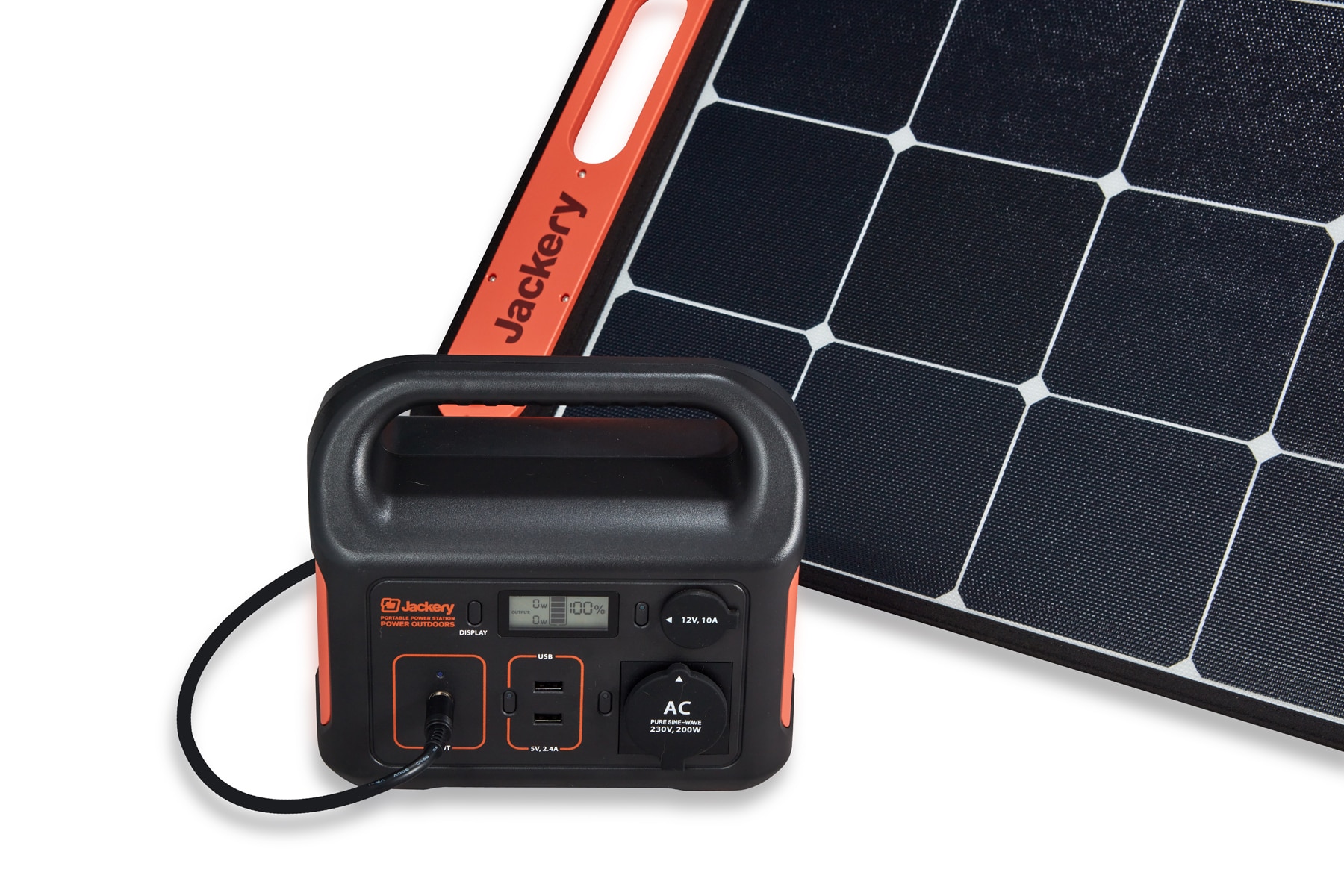 Jackery SolarSaga 100W Portable Solar Panel Camping Foldable